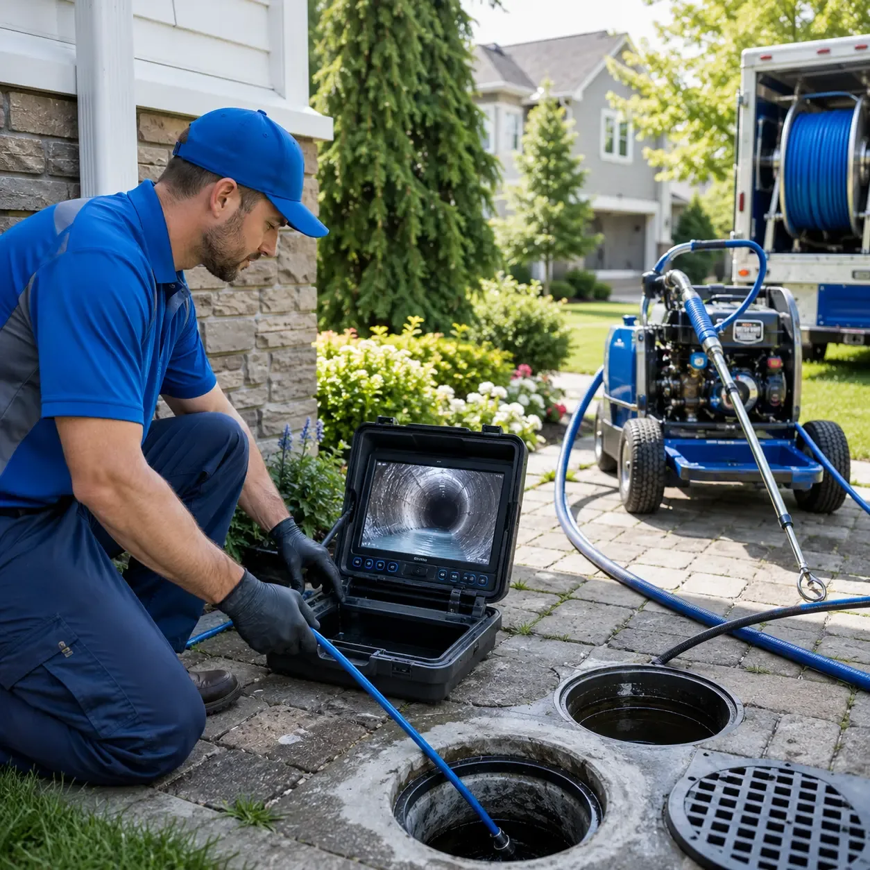 Outdoor drain cleaning professionals serving Stoystown, PA